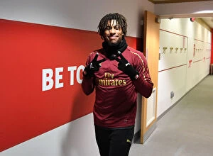 Images Dated 29th January 2019: Arsenal's Alex Iwobi Prepares for Cardiff Clash in Premier League
