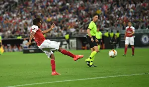 Arsenal V Chelsea Europa League Cup Final 2019 Prints: Arsenal's Alex Iwobi Scores the Winning Goal in Europa League Final Against Chelsea (Baku 2019)