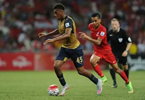 Arsenal V Singapore XI Prints: Arsenal's Alex Iwobi Shines in Arsenal vs Singapore XI: Barclays Asia Trophy