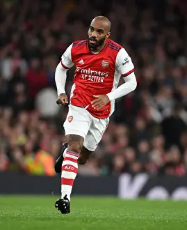 Arsenal's Alex Lacazette in Action against Crystal Palace - Premier League 2021-22