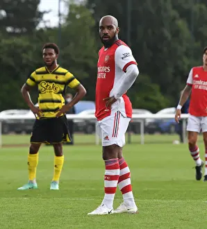 Arsenal V Watford (Pre Season) 2021-22 Prints: Arsenal's Alex Lacazette in Action: Pre-Season Match vs. Watford (2021-22)