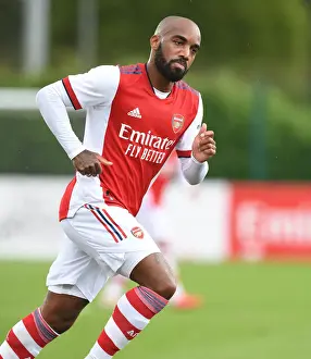 Arsenal V Watford (Pre Season) 2021-22 Prints: Arsenal's Alex Lacazette in Action: Pre-Season Match against Watford (2021-22)