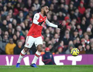 Arsenal V Sheffield United 2019-20 Prints: Arsenal's Alex Lacazette in Action against Sheffield United - Premier League 2019-2020