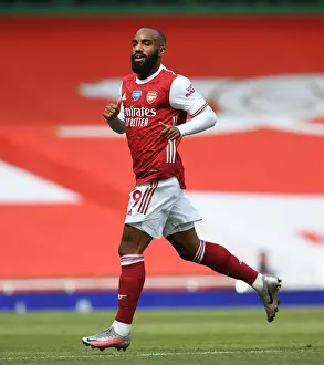 Arsenal's Alex Lacazette in Action Against Watford in 2019-20 Premier League