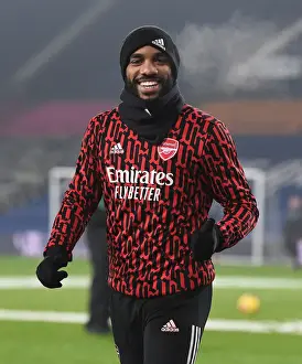 Arsenal's Alex Lacazette in Action against West Bromwich Albion - Premier League 2020-21