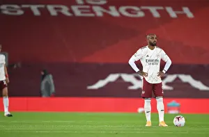 Arsenal's Alex Lacazette at Empty Anfield: Liverpool vs Arsenal, 2020-21 Premier League