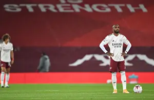 Arsenal's Alex Lacazette at Empty Anfield: Liverpool vs Arsenal, 2020-21 Premier League