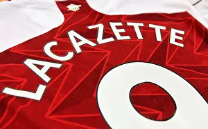 Arsenal V Sheffield United 2020-21 Prints: Arsenal's Alex Lacazette in Emirates Stadium Changing Room Before Empty Arsenal v Sheffield United Match (2020-21)