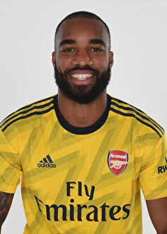 Images Dated 7th August 2019: Arsenal's Alex Lacazette Kicks Off New Season at Training
