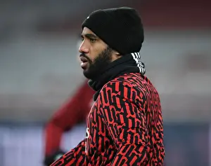 Arsenal's Alex Lacazette Prepares for Palace Clash at Empty Emirates Stadium (Arsenal v Crystal Palace, 2021)