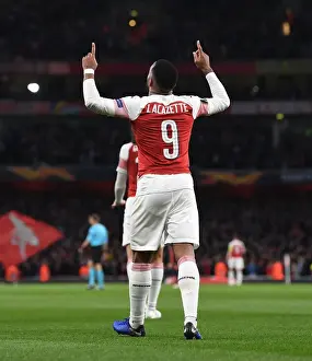 Arsenal's Alex Lacazette Scores in Europa League Semi-Final vs Valencia
