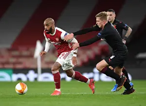 Arsenal's Alex Lacazette Scores Past Slavia Praha in Empty Europa League Quarterfinal