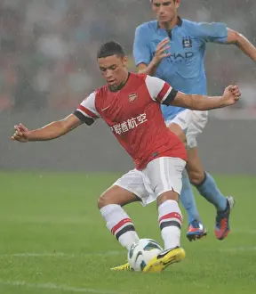 Arsenal V Man City - Pre Season 2012-13 Prints: Arsenal's Alex Oxlade-Chamberlain at 2012 Pre-Season Clash vs