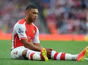 Arsenal V Crystal Palace 2014/15 Prints: Arsenal's Alex Oxlade-Chamberlain in Action against Crystal Palace (2014/15)
