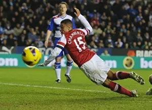 Reading V Arsenal 2012-13 Prints: Arsenal's Alex Oxlade-Chamberlain in Action against Reading (2012-13)