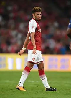 Arsenal V Chelsea - Pre Season 2017-18 Prints: Arsenal's Alex Oxlade-Chamberlain Faces Off Against Chelsea in Beijing Pre-Season Friendly