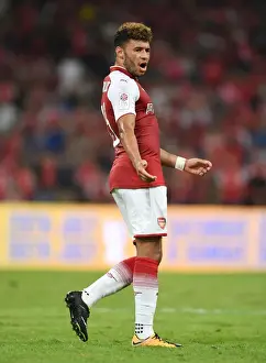 Arsenal V Chelsea - Pre Season 2017-18 Prints: Arsenal's Alex Oxlade-Chamberlain Goes Head-to-Head with Chelsea in Beijing Pre-Season Clash