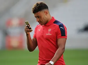 Lens V Arsenal 2016-17 Prints: Arsenal's Alex Oxlade-Chamberlain Prepares for RC Lens Friendly, 2016