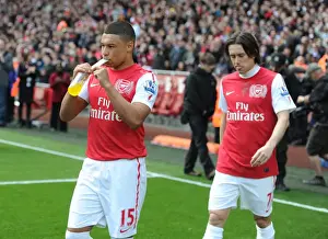 Arsenal's Alex Oxlade-Chamberlain Ready for Arsenal v Chelsea Clash (2011-12)