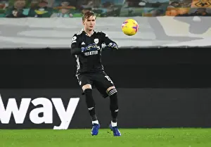 Arsenal's Alex Runarsson in Action against Wolverhampton Wanderers in Premier League Clash (2020-21)