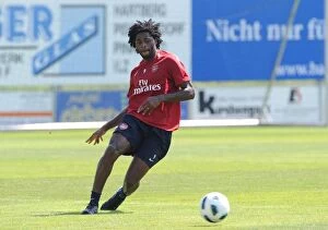 Images Dated 22nd July 2010: Arsenal's Alex Song at 2010 Pre-Season Training, Austria