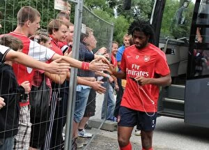 Images Dated 26th July 2010: Arsenal's Alex Song at 2010 Pre-Season Training, Austria