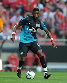 Benfica V Arsenal 2011-12 Prints: Arsenal's Alex Song in Action against Benfica during 2011-12 Pre-Season Friendly in Lisbon