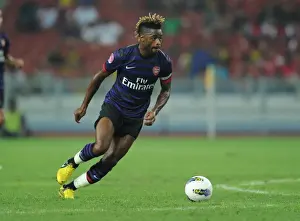 Arsenal's Alex Song in Action against Malaysia XI during 2012 Pre-Season Friendly