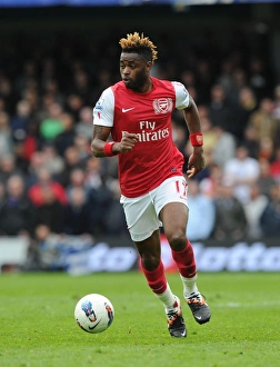 Queens Park Rangers V Arsenal 2011-12 Prints: Arsenal's Alex Song in Action against Queens Park Rangers, Premier League 2011-12