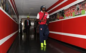 Arsenal V Bolton Wanderers 2011-12 Prints: Arsenal's Alex Song Before Arsenal vs. Bolton Wanderers, Premier League 2011-12