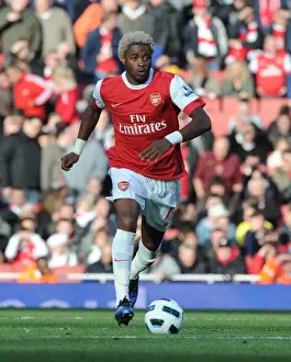 Arsenal's Alex Song Scores in 2:1 Victory over Birmingham City, Barclays Premier League