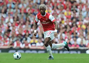 Arsenal V Bolton Wanderers 2010-11 Prints: Arsenal's Alex Song Scores in 4-1 Victory over Blackburn Rovers