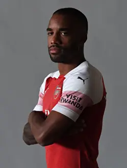 Arsenal's Alexandre Lacazette at 2018/19 First Team Photo Call