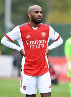 Arsenal's Alexandre Lacazette in Action: Arsenal vs Millwall (2021-22 Pre-Season)