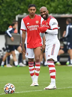 Arsenal's Alexandre Lacazette in Action: Arsenal vs Millwall (2021-22) Pre-Season Friendly