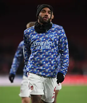 Arsenal's Alexandre Lacazette Before Carabao Cup Semi-Final Second Leg vs Liverpool