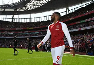 Arsenal's Alexandre Lacazette Gears Up for Arsenal v West Ham United Clash