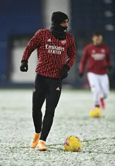 Images Dated 2nd January 2021: Arsenal's Alexandre Lacazette Prepares for West Bromwich Albion Clash in Premier League