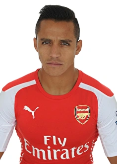 Arsenal's Alexis Sanchez at 2014-15 Photocall