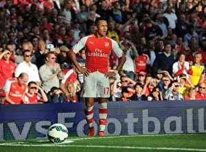Arsenal V Crystal Palace 2014/15 Prints: Arsenal's Alexis Sanchez in Action Against Crystal Palace (2014/15)