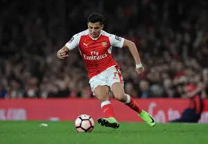 Arsenal V Lincoln City 2016-17 Prints: Arsenal's Alexis Sanchez in Action against Lincoln City during The Emirates FA Cup Quarter-Final