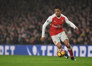 Arsenal V Watford 2016-17 Prints: Arsenal's Alexis Sanchez in Action against Watford, Premier League 2016-17