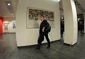Images Dated 4th January 2015: Arsenal's Alexis Sanchez Heads to the Changing Room Before FA Cup Match vs Hull City
