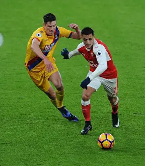Arsenal V Crystal Palace 2016-17 Prints: Arsenal's Alexis Sanchez vs