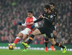 Arsenal's Alexis Sanchez vs. Hull City's Andrea Ranocchia: A Premier League Showdown at Emirates Stadium