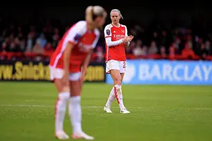 Arsenal's Amanda Ilestedt Reacts During Brighton & Hove Albion vs Arsenal FC, Barclays Women's Super League 2023-24