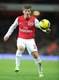Arsenal V Fulham 2011-12 Prints: Arsenal's Andrey Arshavin in Action against Fulham, Premier League 2011-12