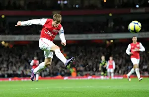 Arsenal V Leeds United FA Cup 2011-12 Prints: Arsenal's Andrey Arshavin in Action against Leeds United in FA Cup Third Round