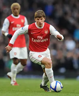 Arsenal V Leeds United FA Cup 2010-11 Prints: Arsenal's Andrey Arshavin in FA Cup Action Against Leeds United at Emirates Stadium
