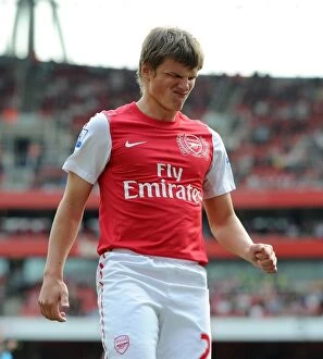Images Dated 24th September 2011: Arsenal's Andrey Arshavin Shines in 3-0 Victory over Bolton Wanderers, Barclays Premier League